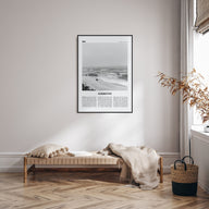 Sorrento, Australia Travel B&W Poster