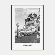Sorrento, Italy Portrait B&W Poster
