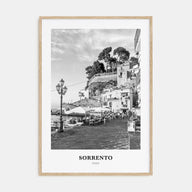 Sorrento, Italy Portrait B&W Poster