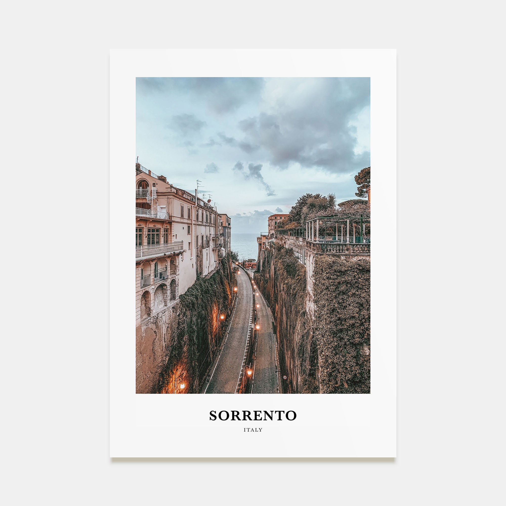 Sorrento, Italy Portrait Color Poster