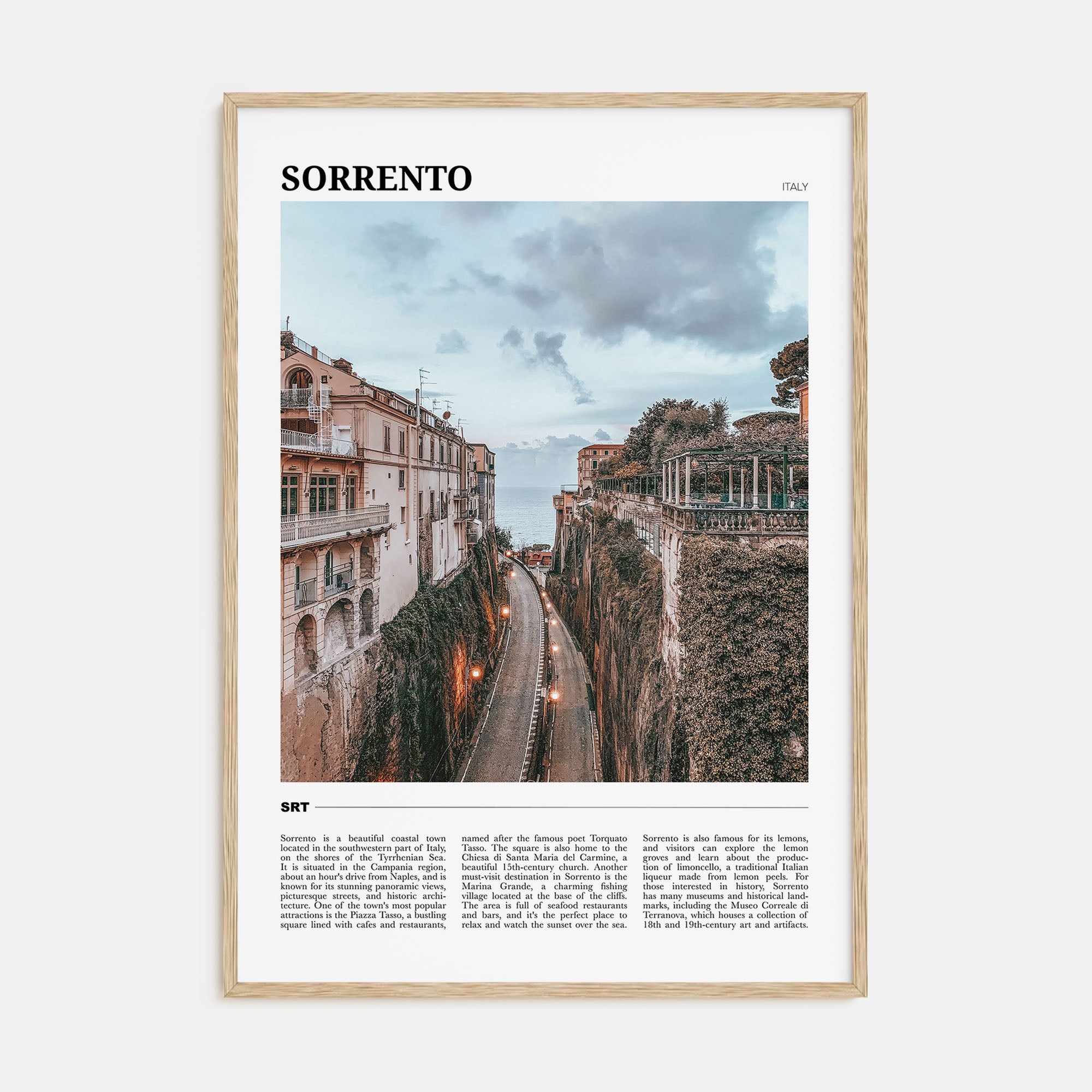 Sorrento, Italy Travel Color Poster