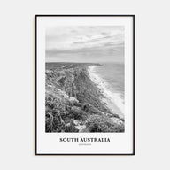 South Australia Portrait B&W Poster