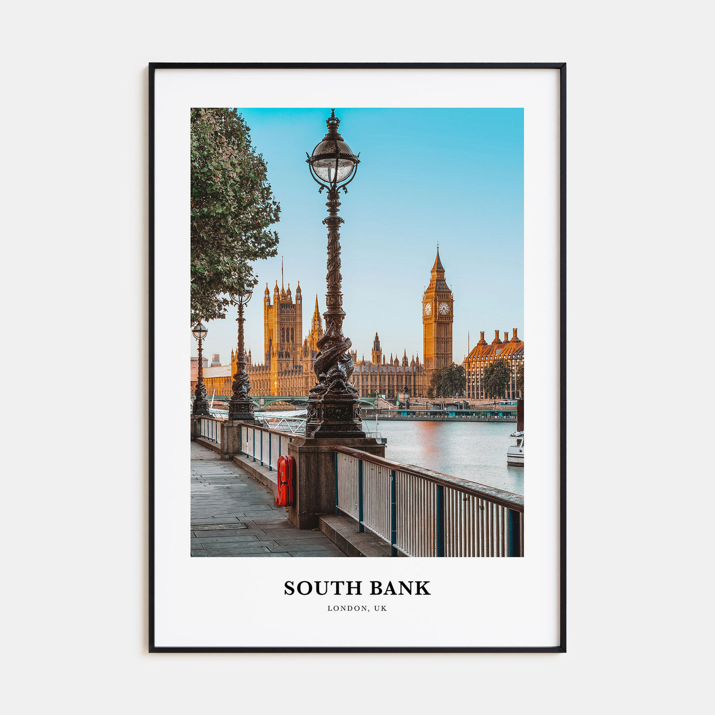 South Bank Portrait Color Poster