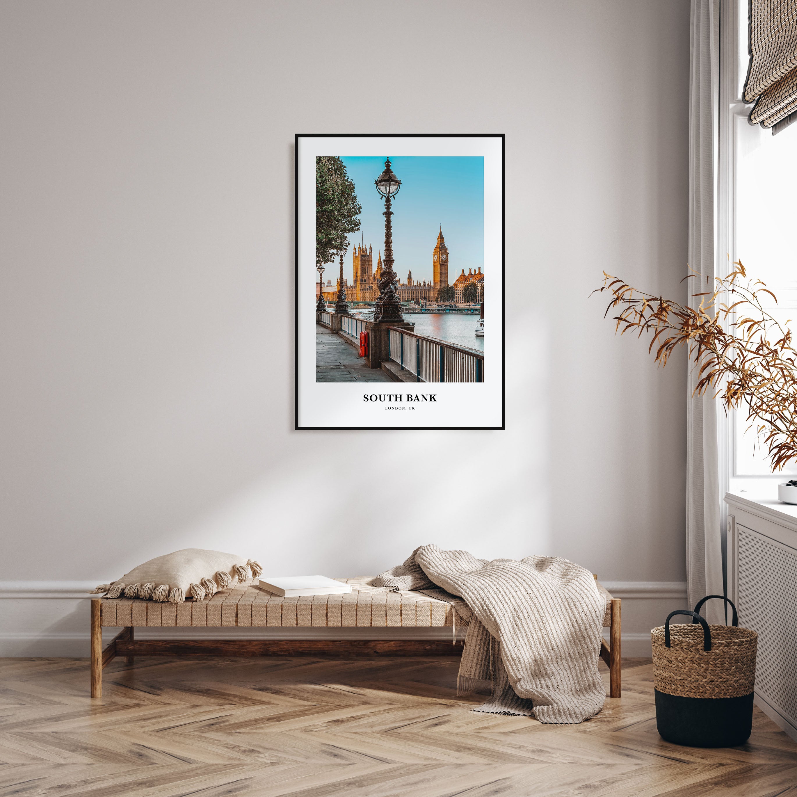 South Bank Portrait Color Poster