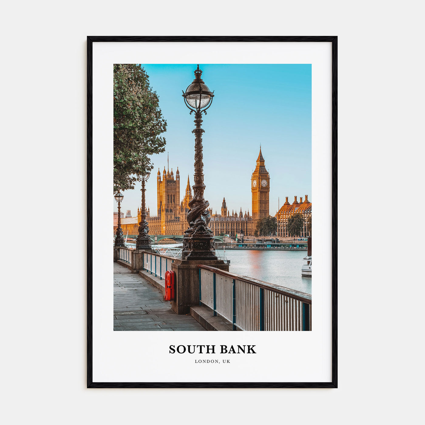 South Bank Portrait Color Poster