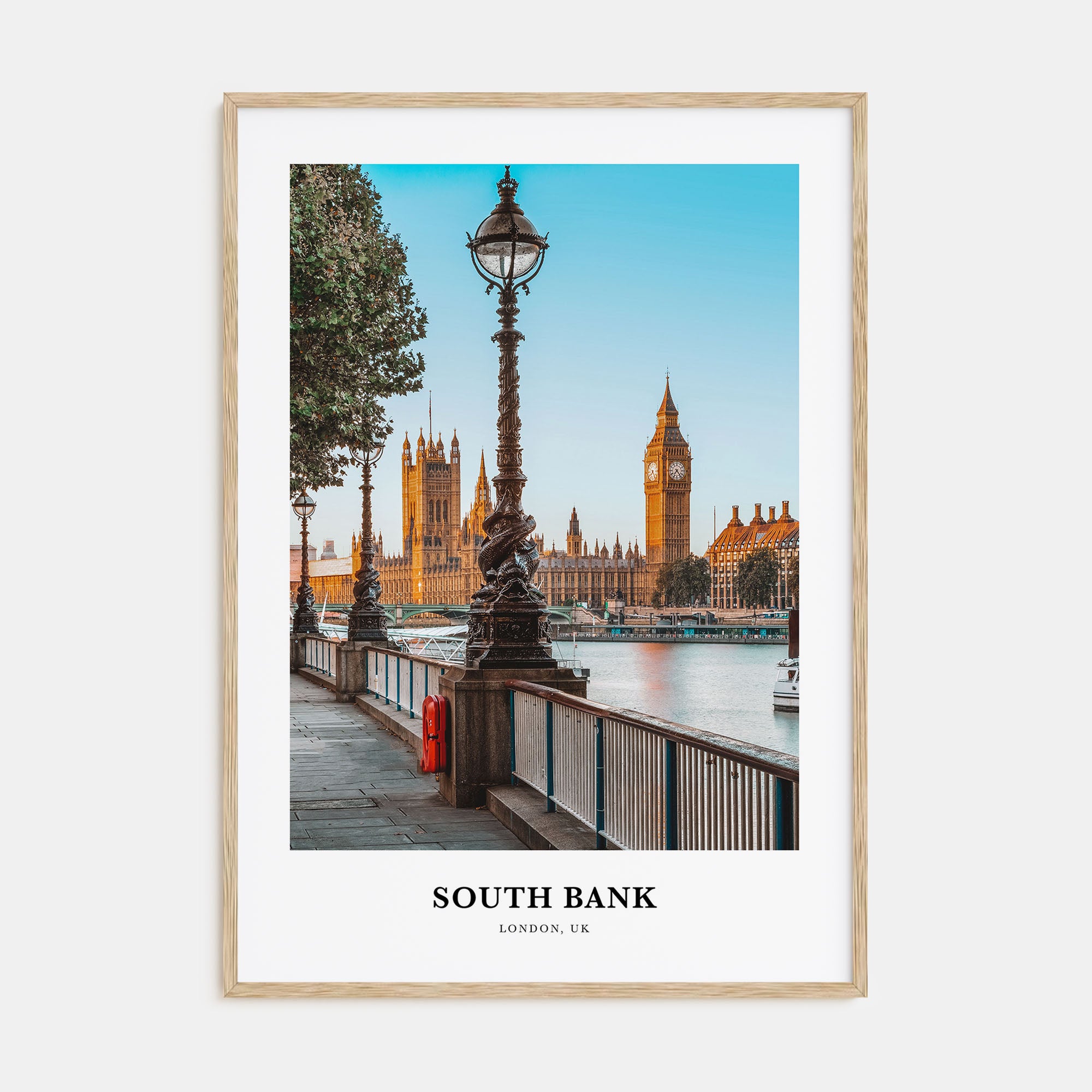 South Bank Portrait Color Poster