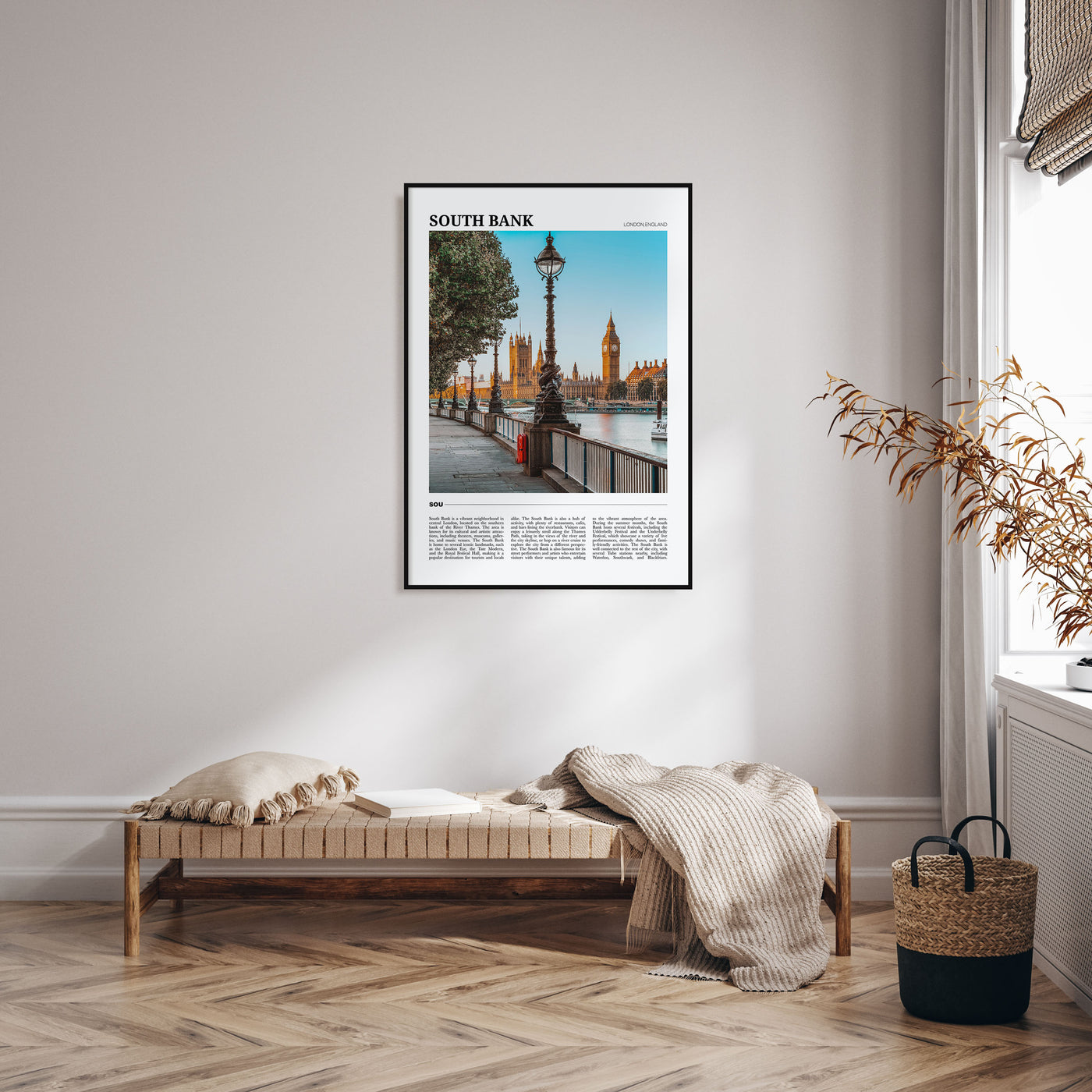 South Bank Travel Color Poster