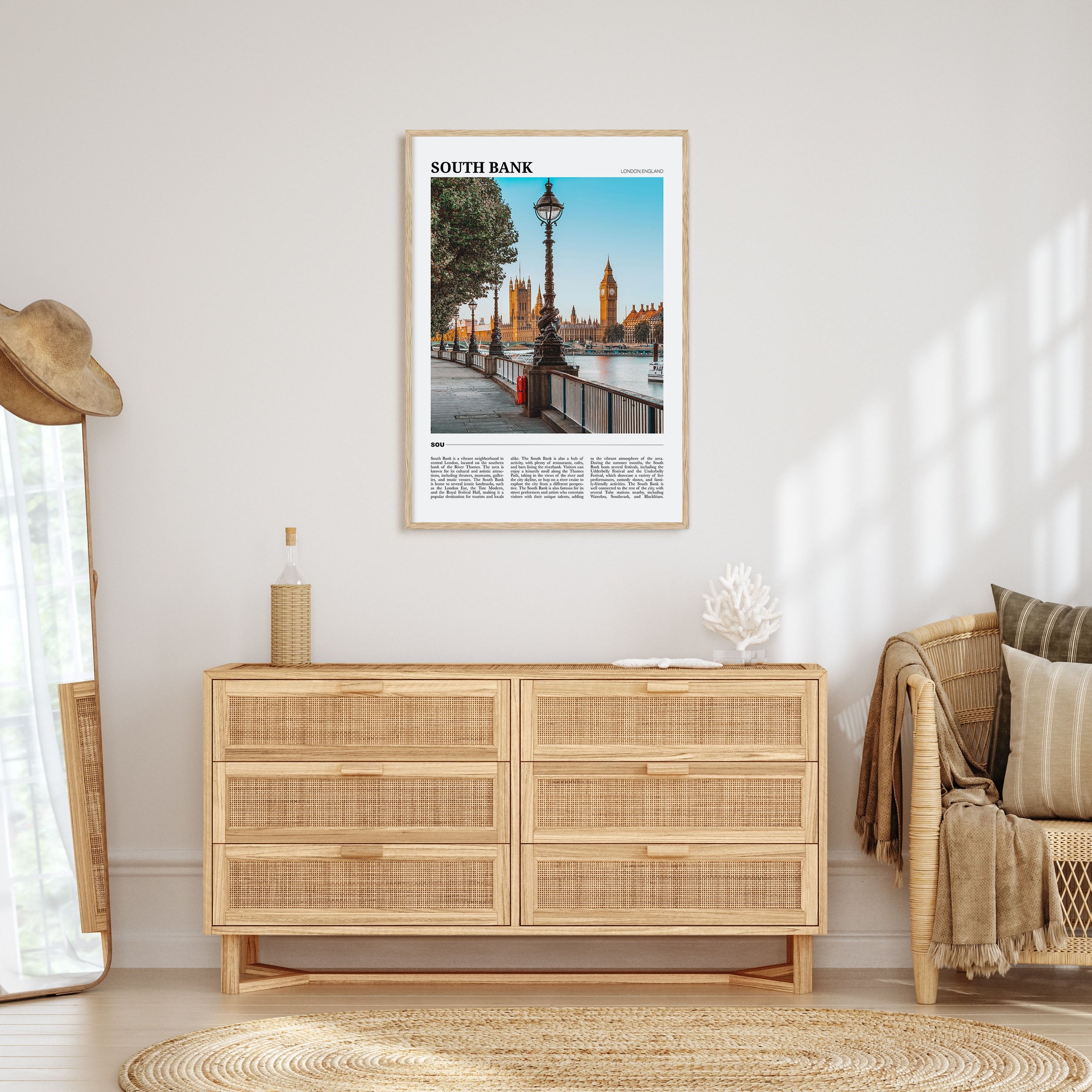 South Bank Travel Color Poster