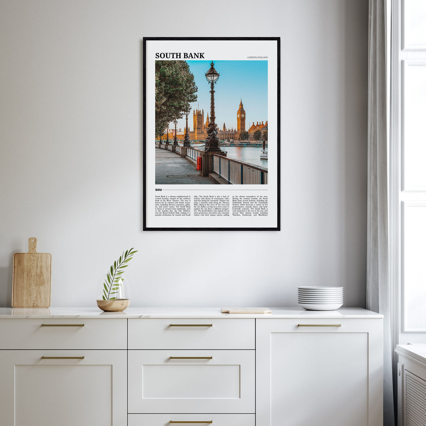 South Bank Travel Color Poster