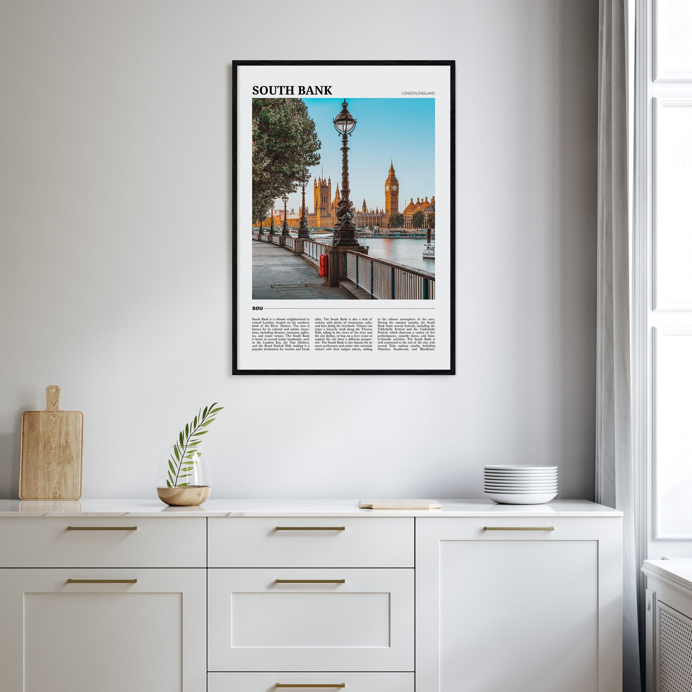 South Bank Travel Color Poster