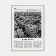 South Boston Travel B&W Poster