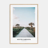 South Carolina Portrait Color No 1 Poster