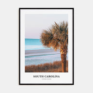 South Carolina Portrait Color No 2 Poster