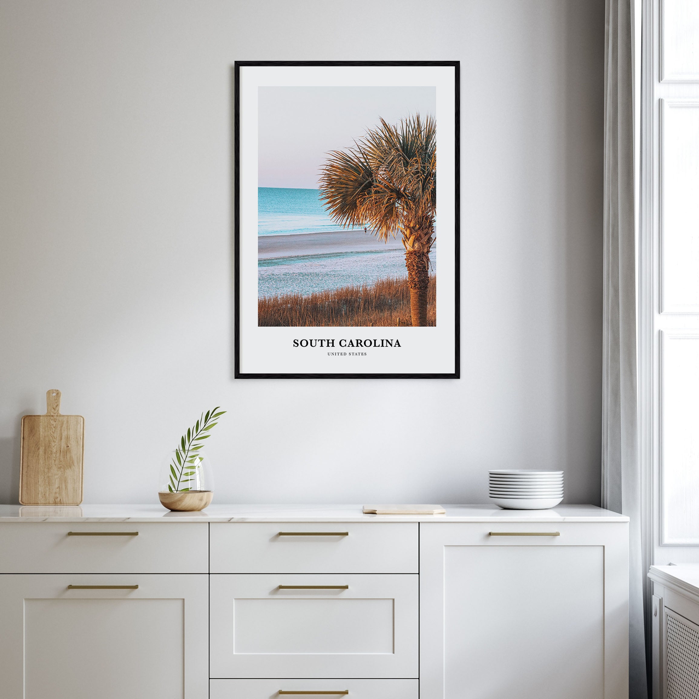 South Carolina Portrait Color No 2 Poster