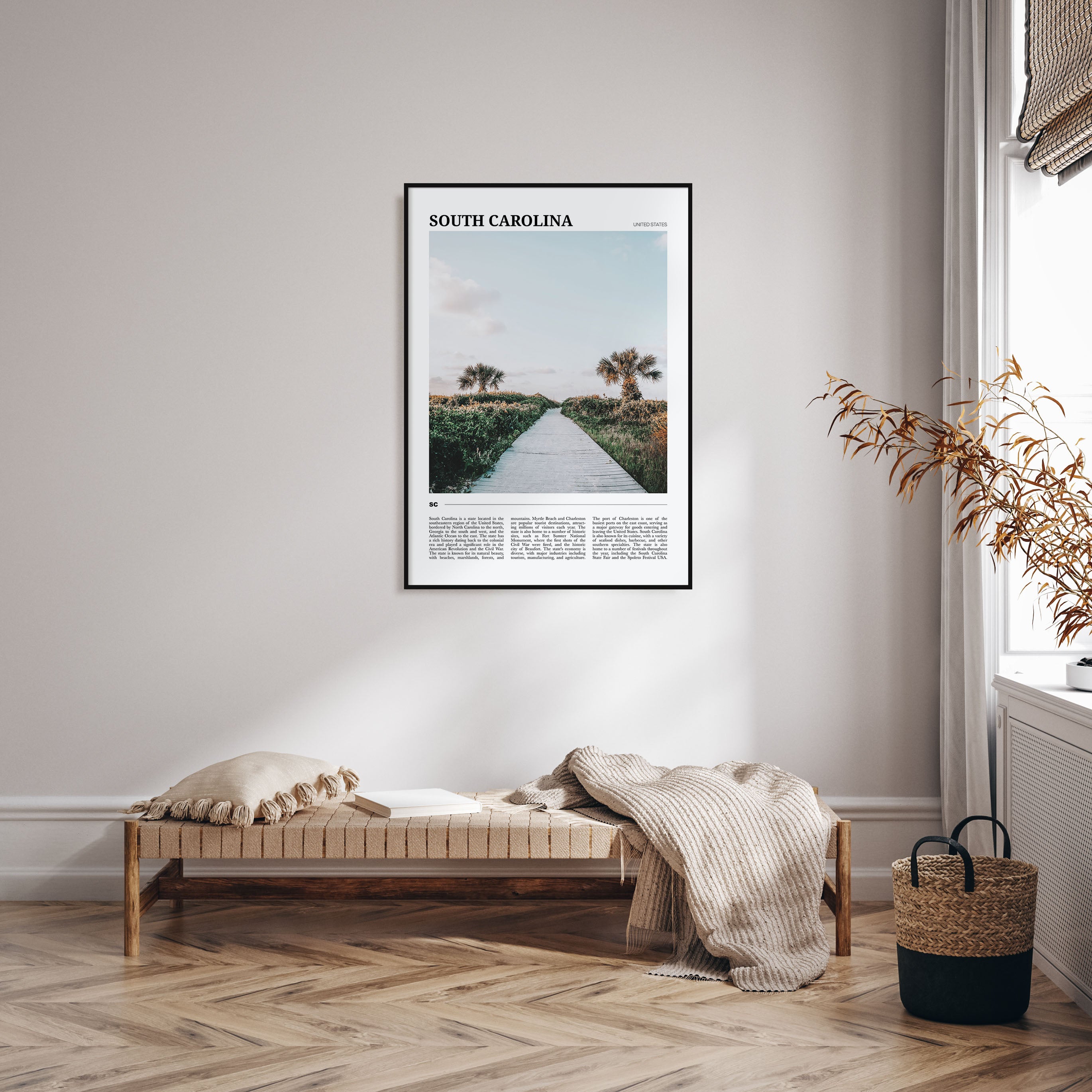 South Carolina Travel Color No 1 Poster