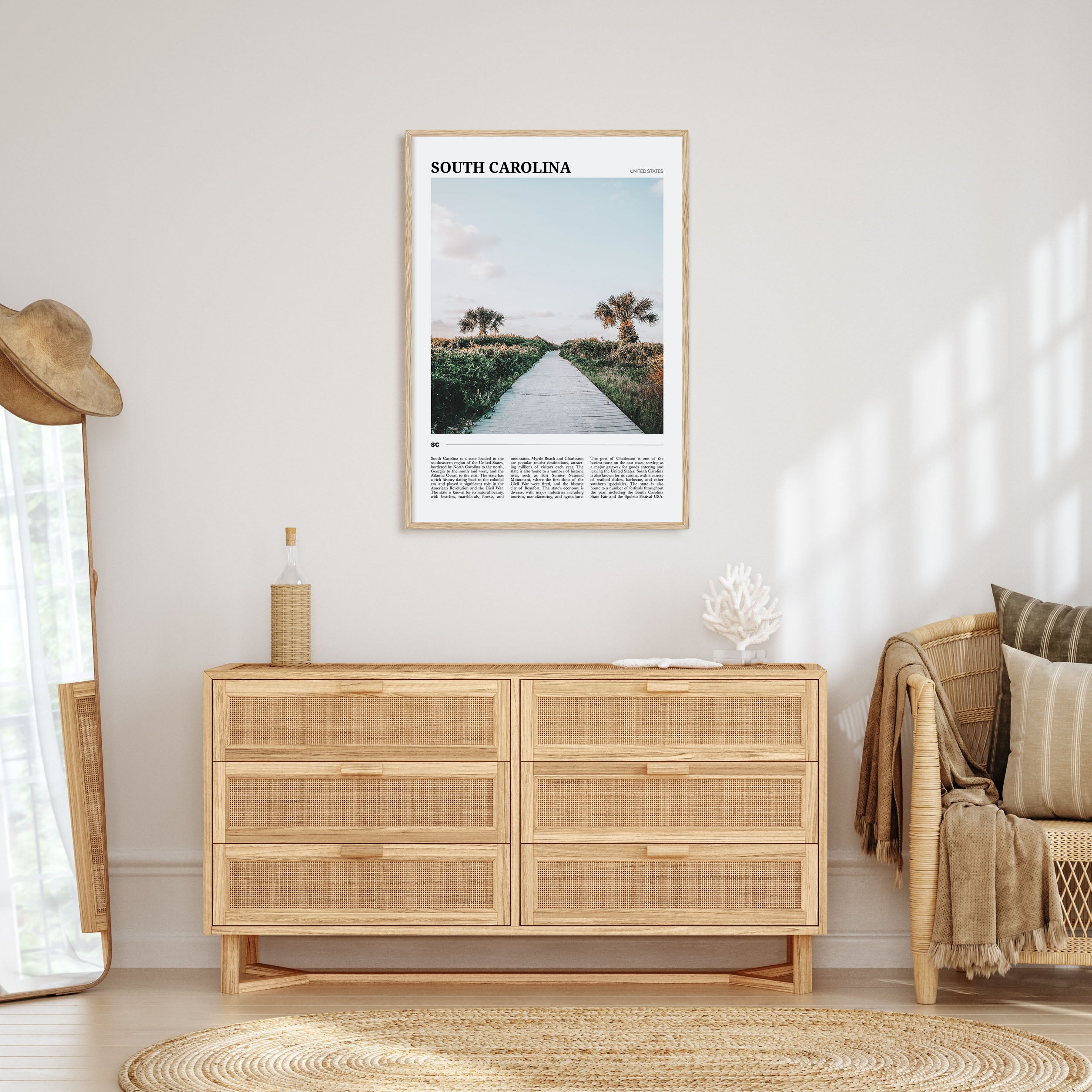 South Carolina Travel Color No 1 Poster