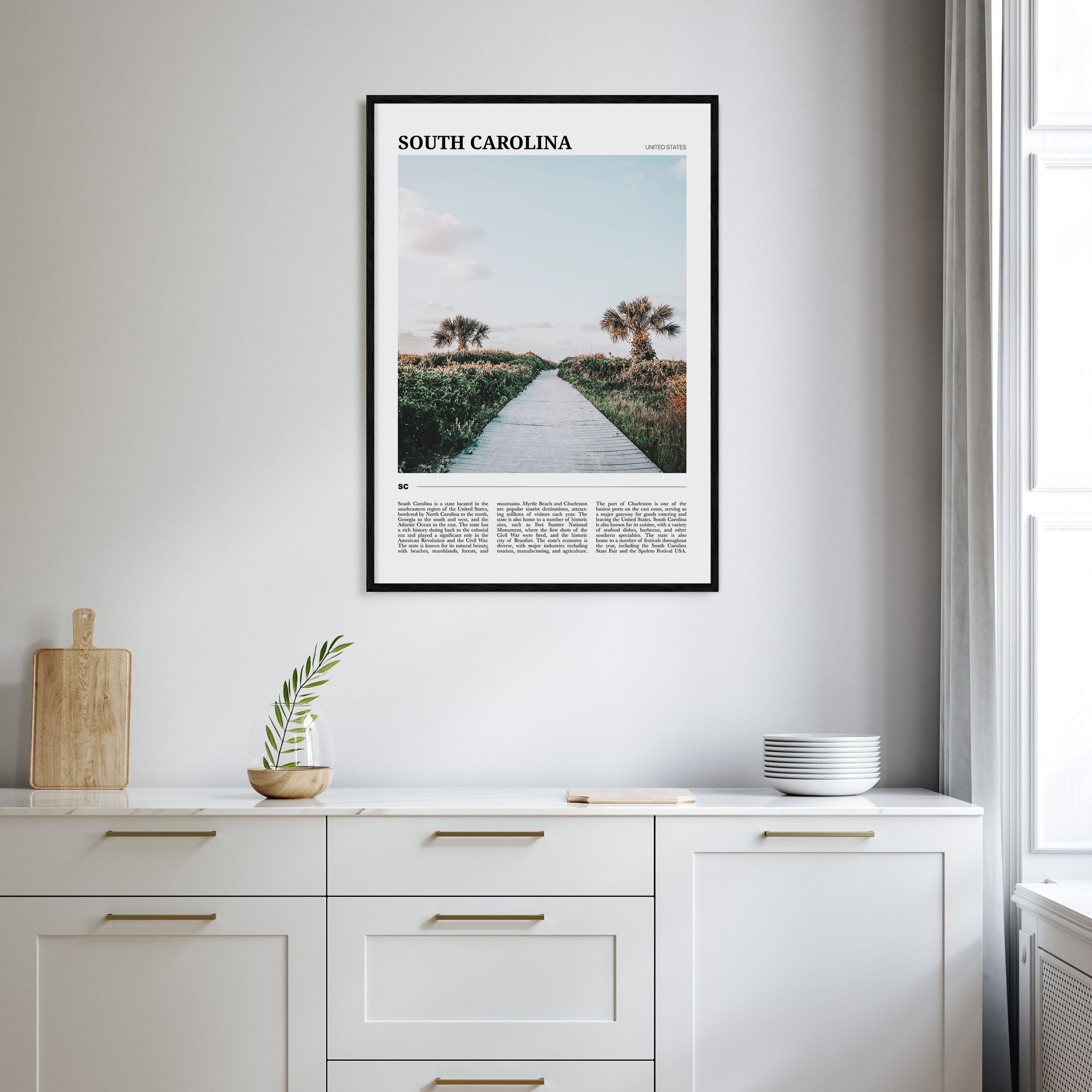 South Carolina Travel Color No 1 Poster