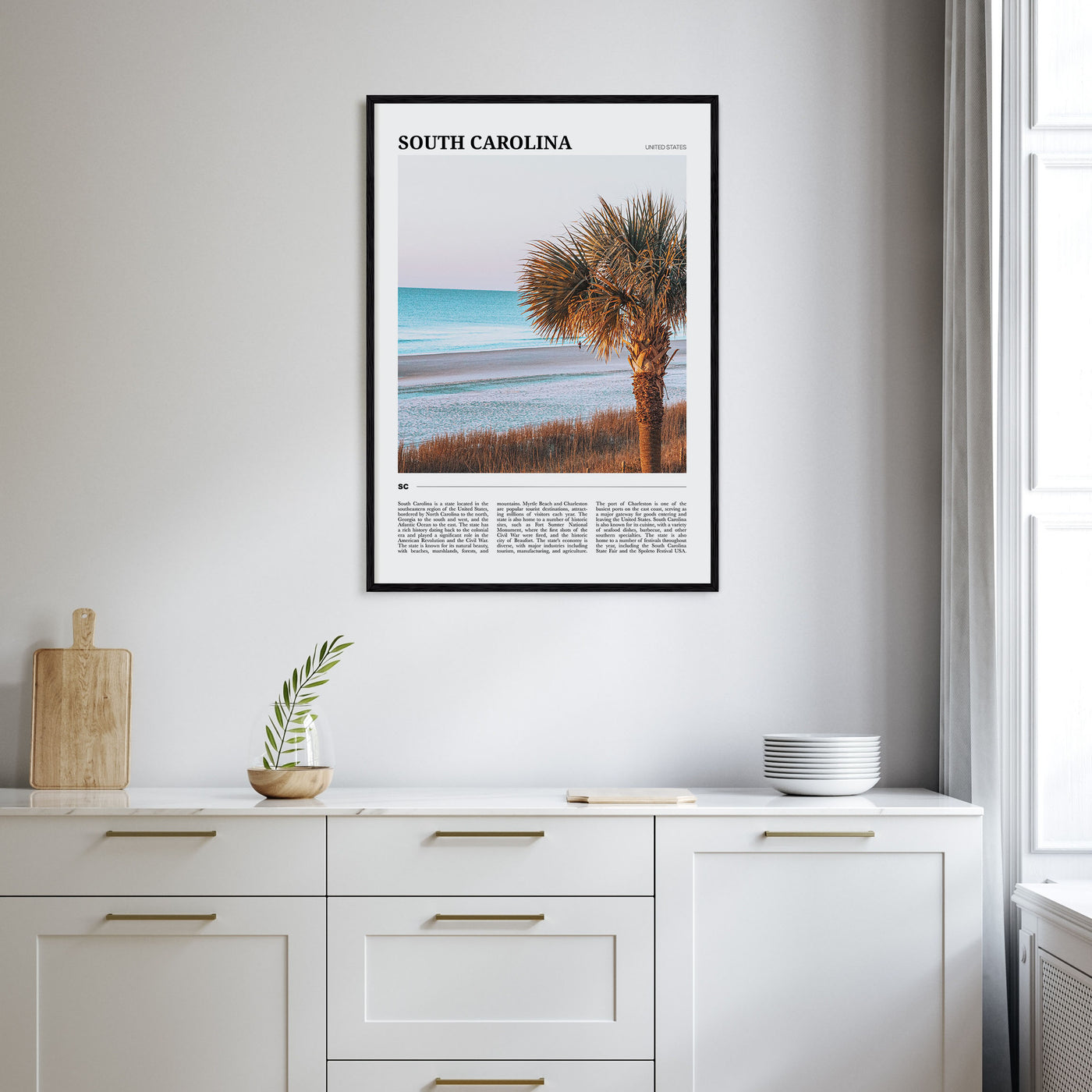 South Carolina Travel Color No 2 Poster