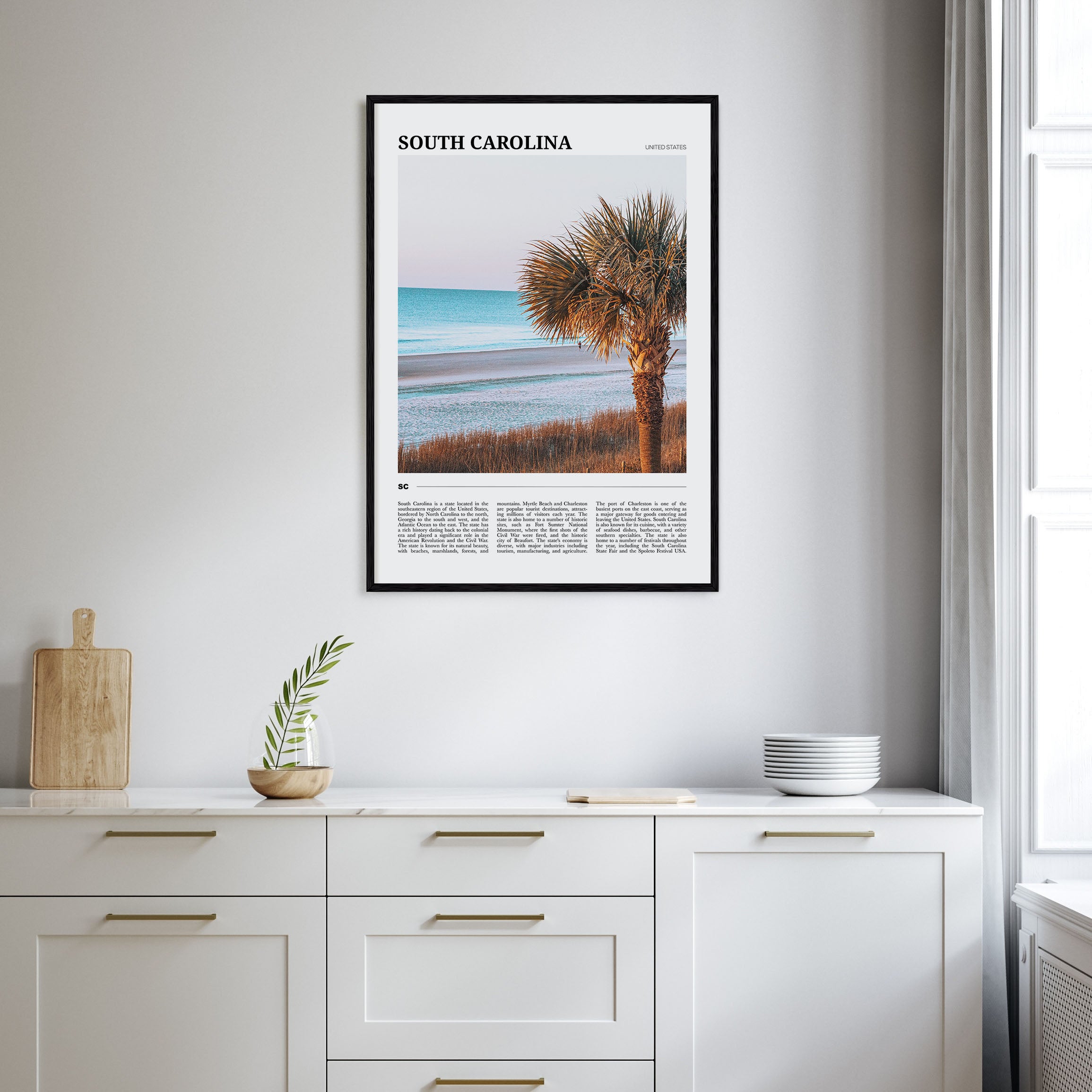 South Carolina Travel Color No 2 Poster