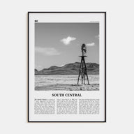 South Central Travel B&W Poster