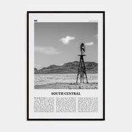 South Central Travel B&W Poster