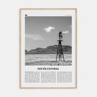 South Central Travel B&W Poster