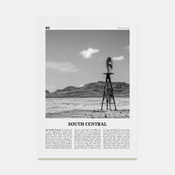 South Central Travel B&W Poster
