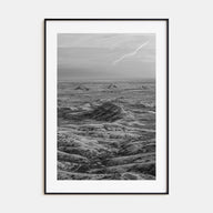 South Dakota Photo B&W Poster