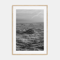 South Dakota Photo B&W Poster