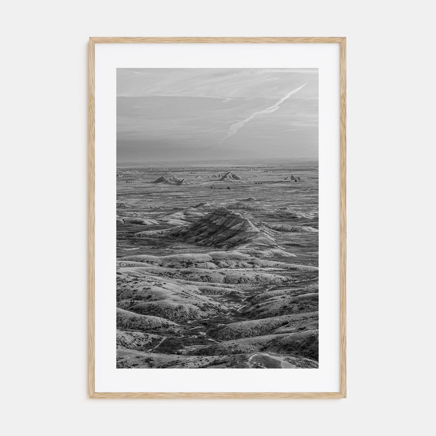 South Dakota Photo B&W Poster