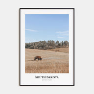 South Dakota Portrait Color Poster