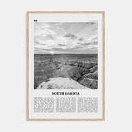 South Dakota Travel B&W No 2 Poster