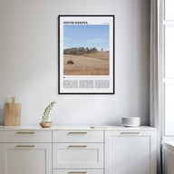 South Dakota Travel Color Poster