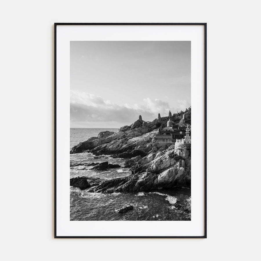 South Korea Photo B&W Poster