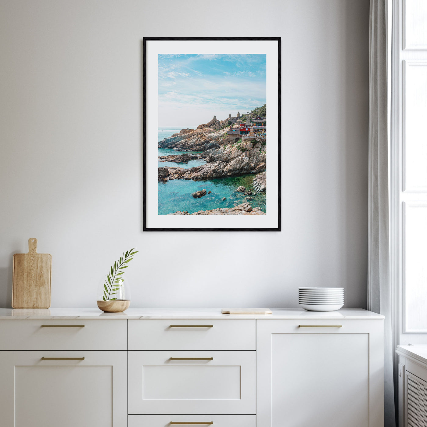 South Korea Photo Color Poster