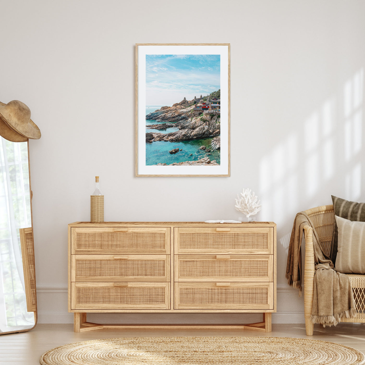 South Korea Photo Color Poster