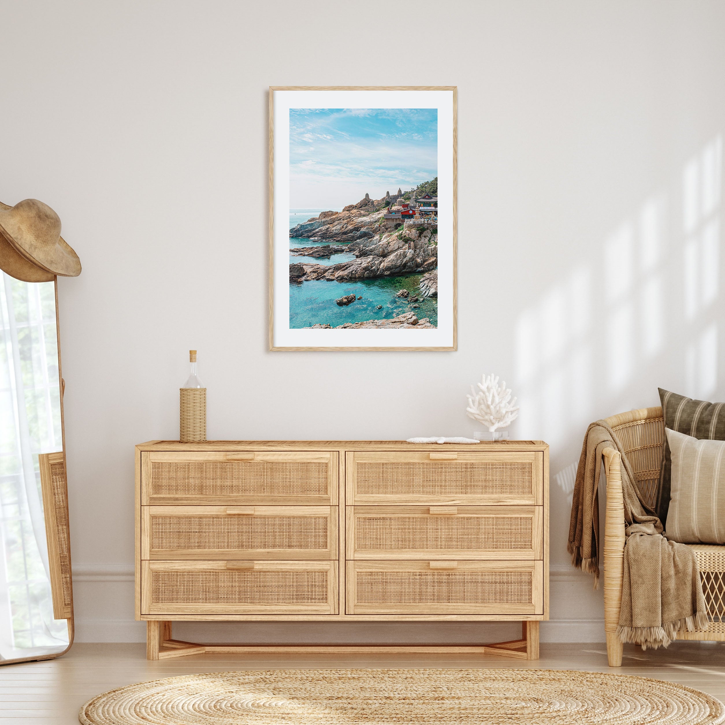 South Korea Photo Color Poster