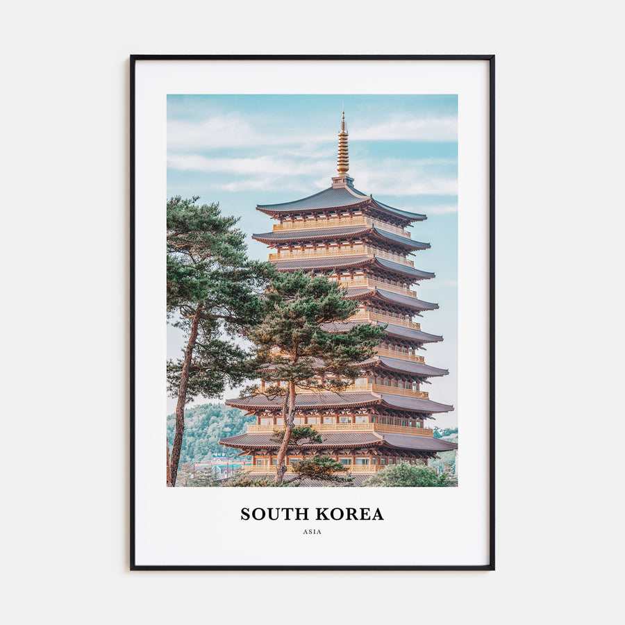 South Korea Portrait Color Poster