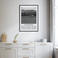 South Lake Tahoe Travel B&W Poster