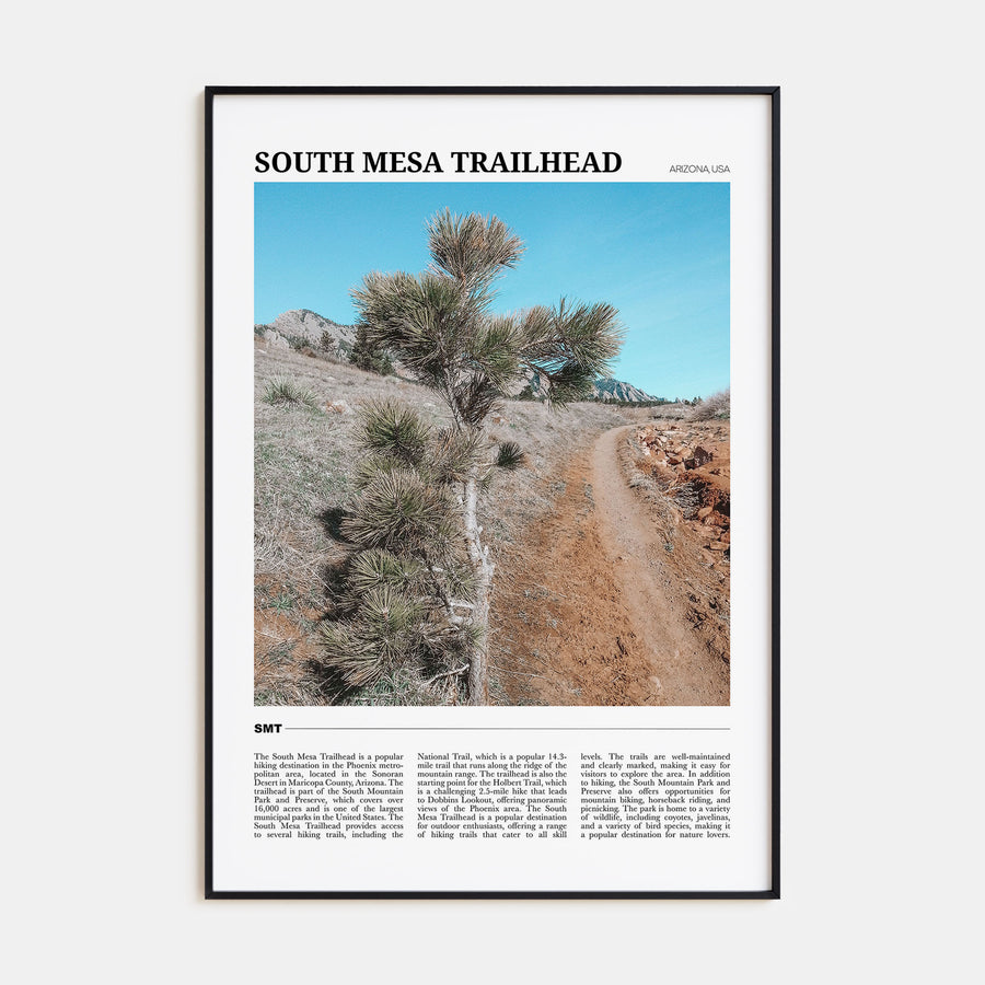 South Mesa Trailhead Travel Color Poster