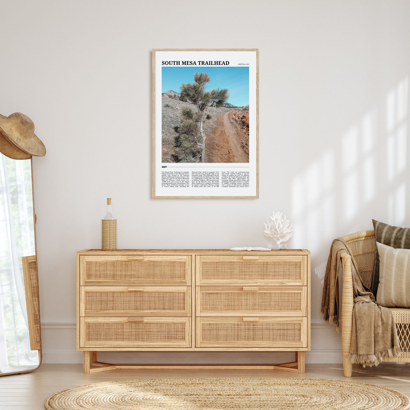 South Mesa Trailhead Travel Color Poster