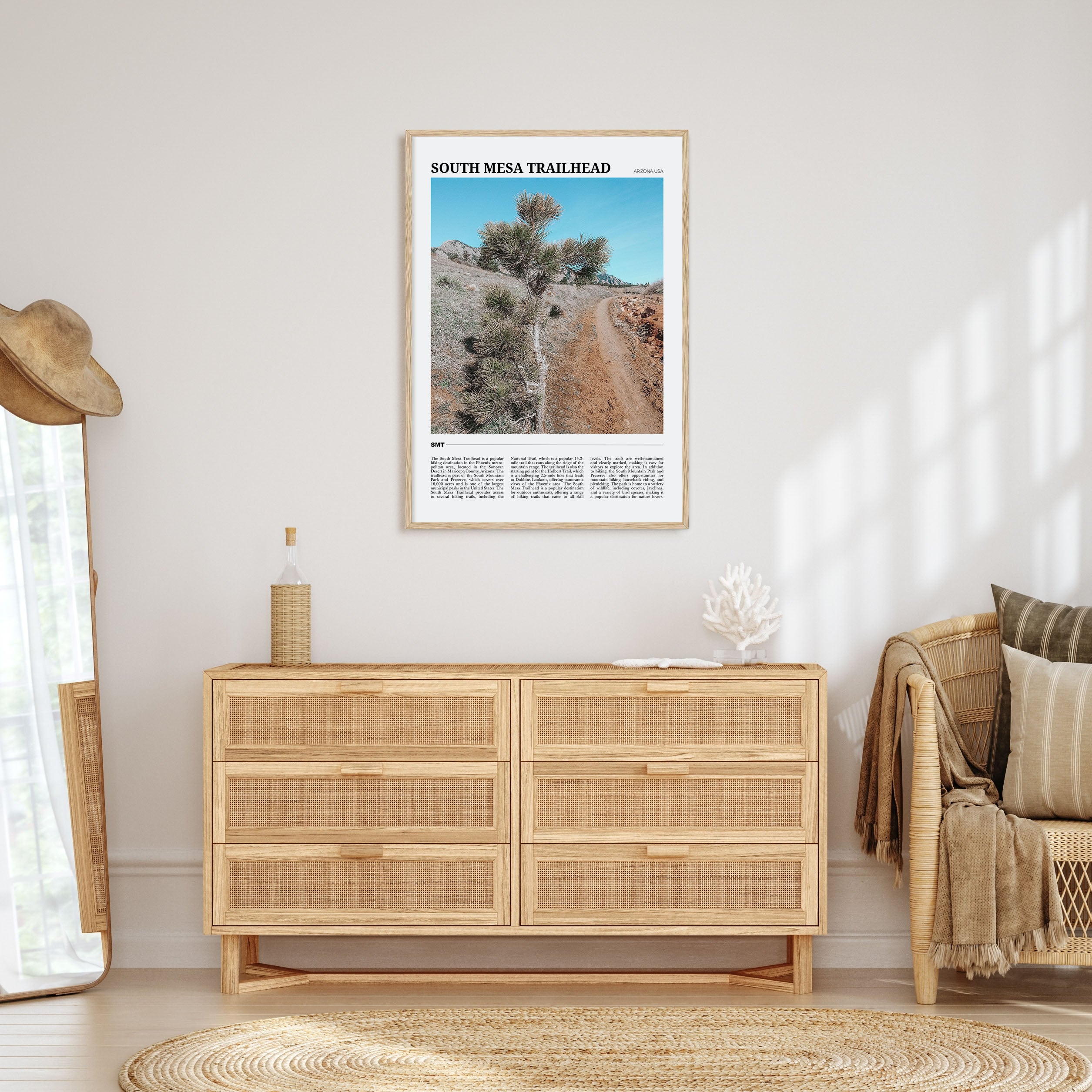 South Mesa Trailhead Travel Color Poster