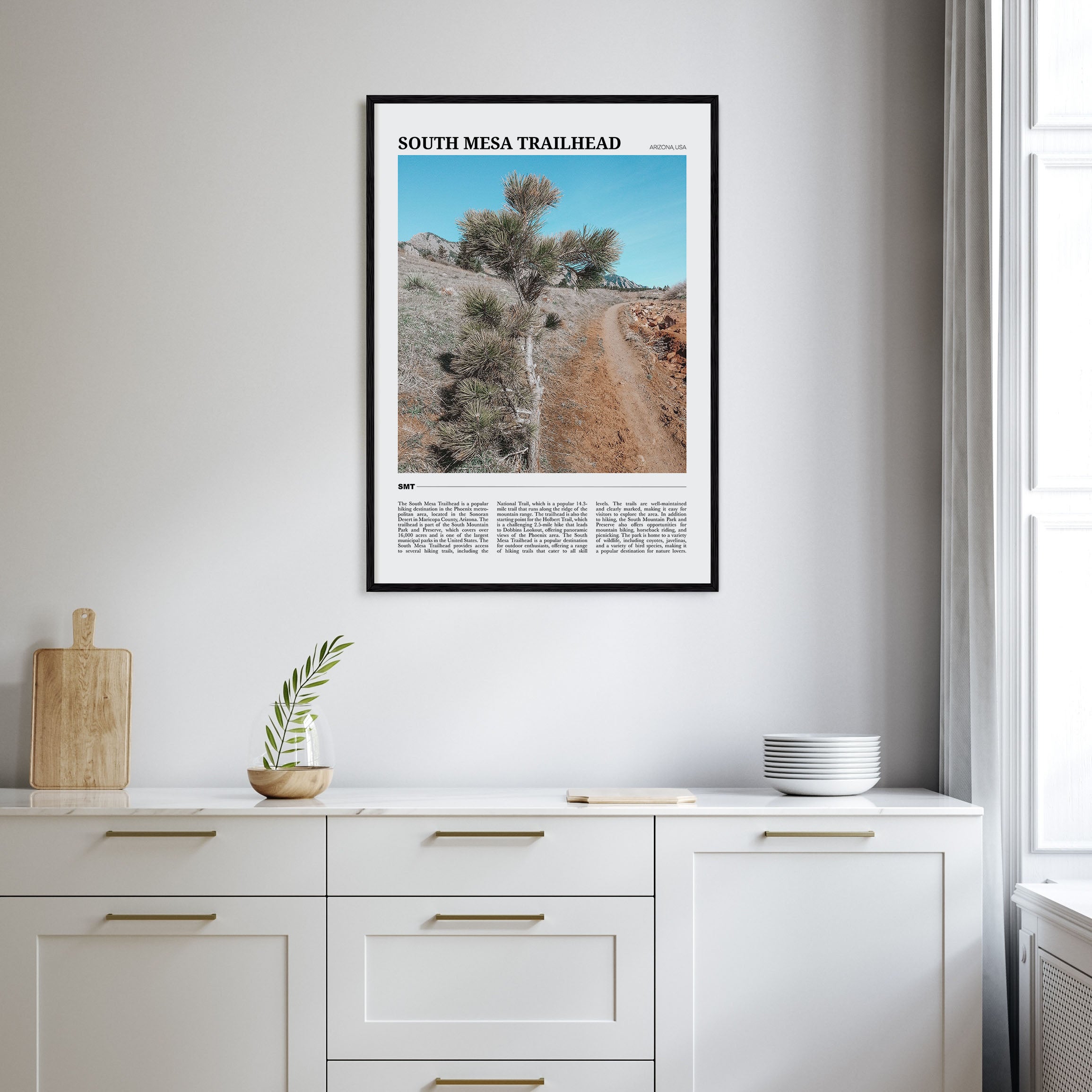 South Mesa Trailhead Travel Color Poster