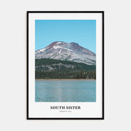 South Sister Portrait Color Poster
