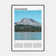South Sister Travel Color Poster