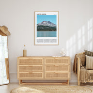 South Sister Travel Color Poster