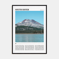 South Sister Travel Color Poster