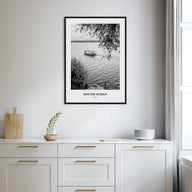 South Sudan Portrait B&W Poster