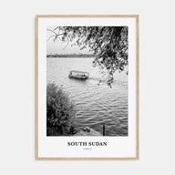 South Sudan Portrait B&W Poster