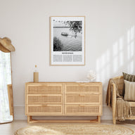 South Sudan Travel B&W Poster